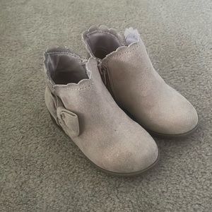 Pink booties toddler